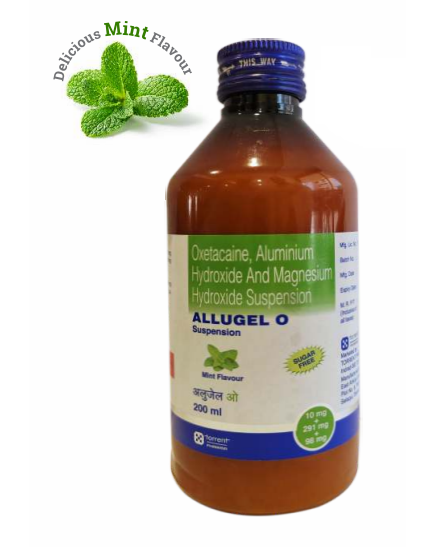ALLUGEL O 200ML MINT SYRUP