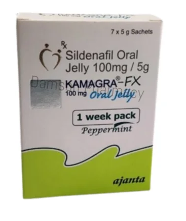 KAMAGRA FX ORAL JELLY 100MG (PEPPERMINT)