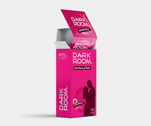 DARKROOM STRAW.DOTTED CONDOM