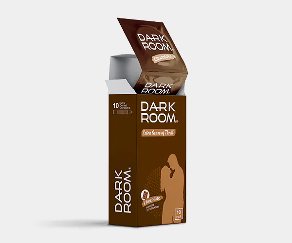 DARKROOM CHOCOLATE DOTT.CONDOM 10’S