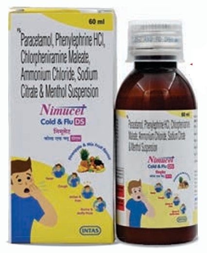 NIMUCET COLD & FLU DS SYRUP